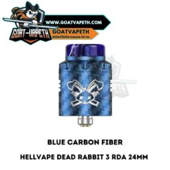 Dead Rabbit V3 RDA Blue Carbon Fiber