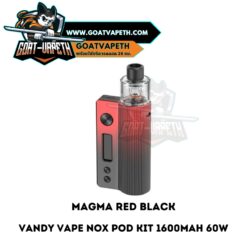 Vandy Vape Nox Pod Kit Magma Red Black