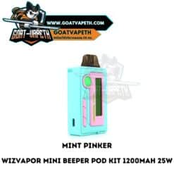 Wizvapor Mini Beeper Pod Kit Mint Pinker