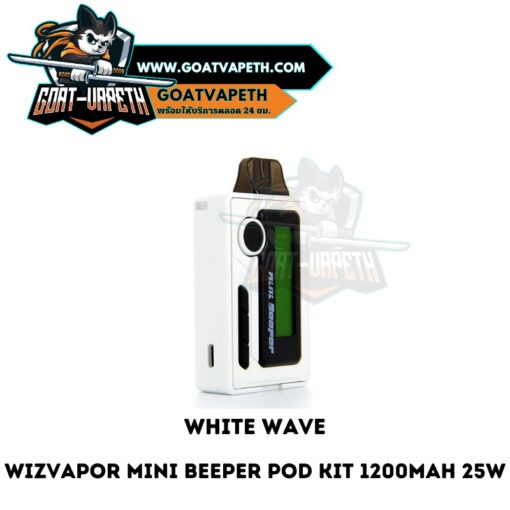 Wizvapor Mini Beeper Pod Kit White Wave