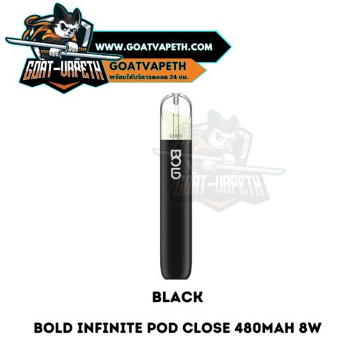 Bold Infinite Pod Close Black