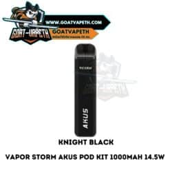 Vapor Storm Akus Pod Kit Knight Black