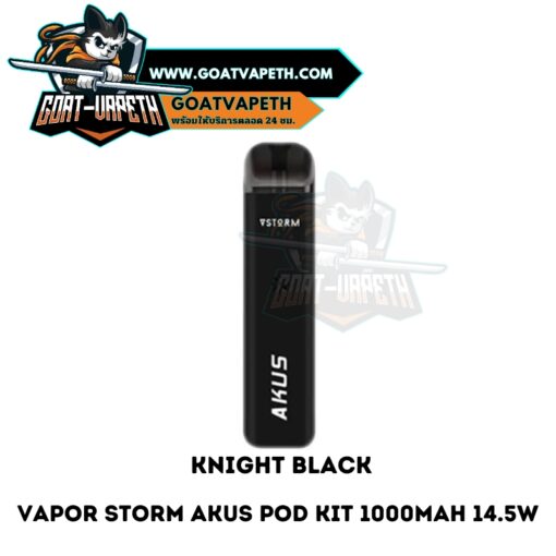Vapor Storm Akus Pod Kit Knight Black