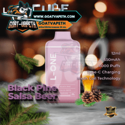 L One Cube 6000 Puffs Black Pine Salsa Beer