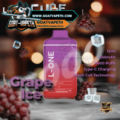 L One Cube 6000 Puffs Grape Ice