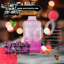 L One Cube 6000 Puffs Lychee Nectar