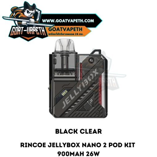 Rincoe Jellybox Nano 2 Pod Kit Black Clear