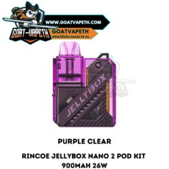 Rincoe Jellybox Nano 2 Pod Kit Purple Clear