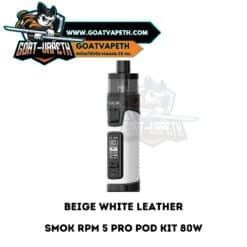 Smok RPM 5 Pro Pod Kit Beige White Leather