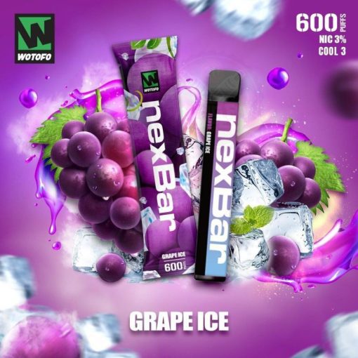 Wotofo Nexbar 600 Puffs Grape Ice