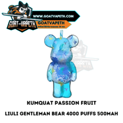 Liuli Gentleman Bear 4000 Puffs Kumquat Passion Fruit