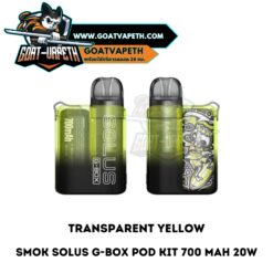 Smok Solus G Box Pod KIt Transparent Yellow