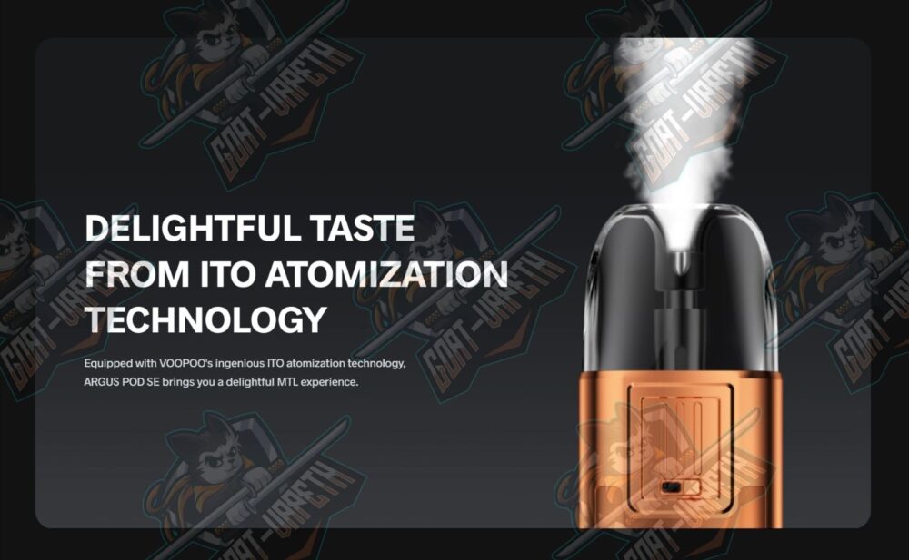 Argus Pod Se Delightful Taste From Ito Atomization Technology