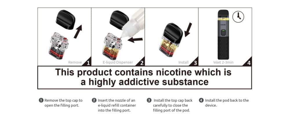 How To Fill With E-liquid