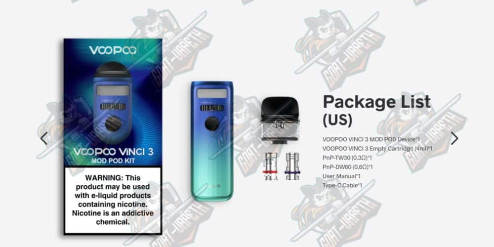 Vinci 3 Package List