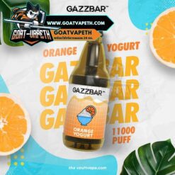 Gazzbar 11000 Puffs Orange Yogurt