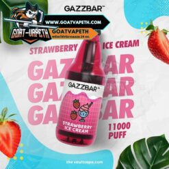 Gazzbar 11000 Puffs Strawberry Ice Cream