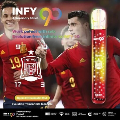 Infy 90 World Cup Spain Enthusiastic Red