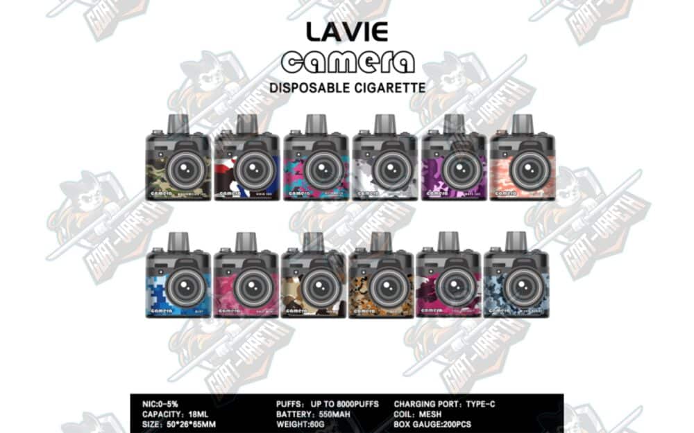Lavie Camera 8000 Puffs Specifications