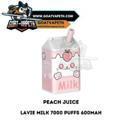 Lavie Milk 7000 Puffs Peach Juice