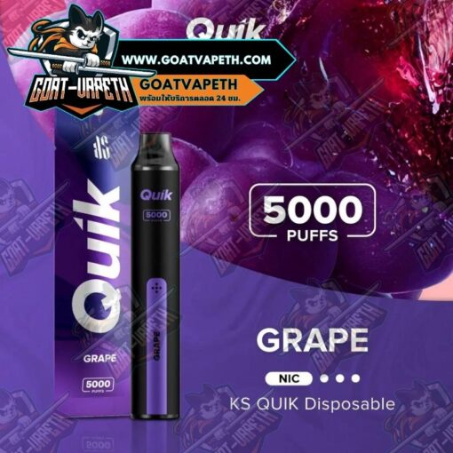 KS QUIK 5000 Puffs Grape