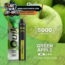 KS QUIK 5000 Puffs Green Apple