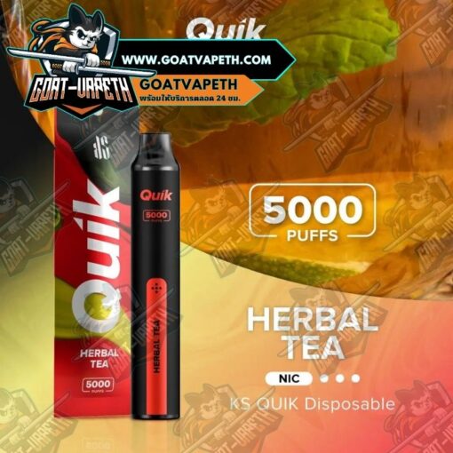KS QUIK 5000 Puffs Herbal Tea