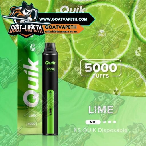 KS QUIK 5000 Puffs Lime