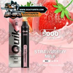 KS QUIK 5000 Puffs Strawberry Milk