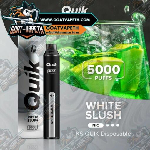 KS QUIK 5000 Puffs White Slush