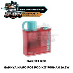 Hannya Nano Pot Garnet Red