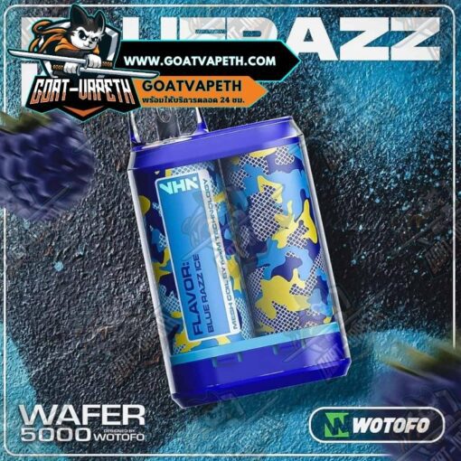 Wotofo Wafer 5000 Puffs Blue Razz Ice
