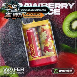 Wotofo Wafer 5000 Puffs Strawberry Kiwi Ice