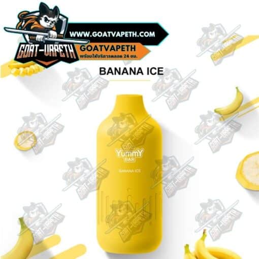 Yummy Bar SC6000 Puffs Banana Ice