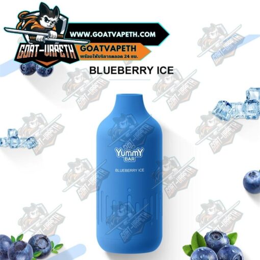 Yummy Bar SC6000 Puffs Blueberry Ice