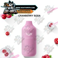 Yummy Bar SC6000 Puffs Cranberry Soda