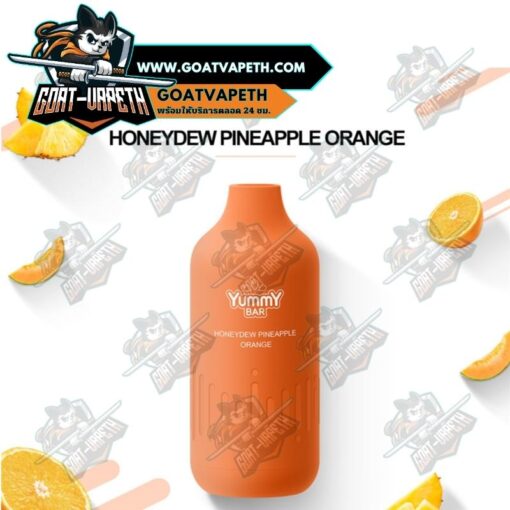 Yummy Bar SC6000 Puffs Honeydew Pineapple Orange