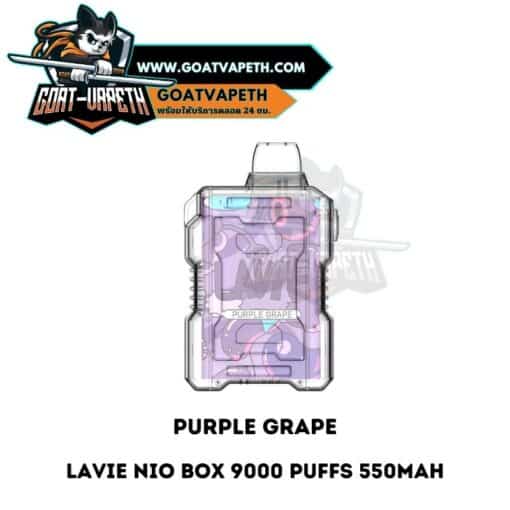 Lavie Nio Box 9000 Puffs Purple Grape