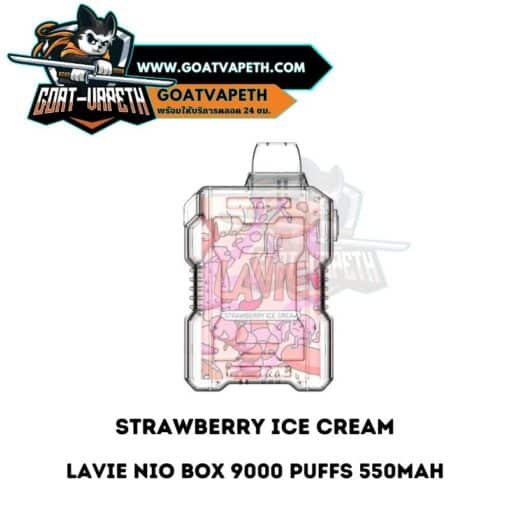 Lavie Nio Box 9000 Puffs Strawberry Ice Cream