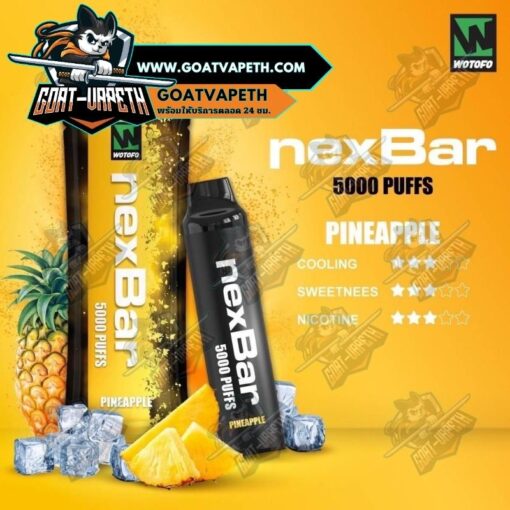 Nexbar 5000 Puffs Pineapple