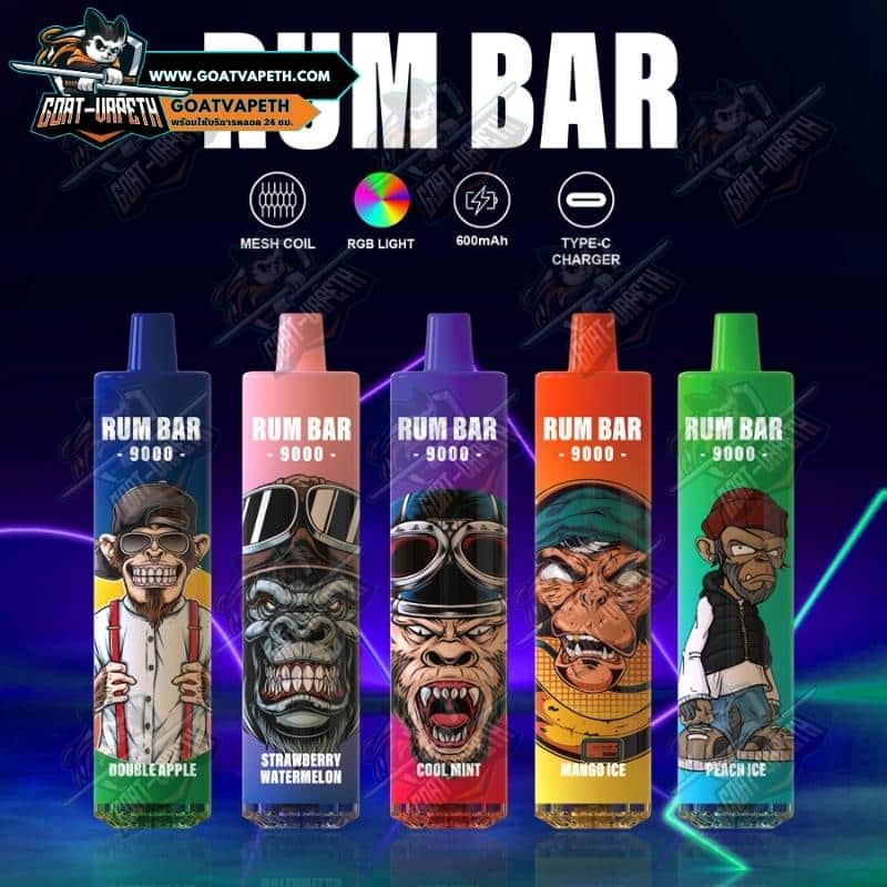 RUM BAR 9000 Puffs Specifications