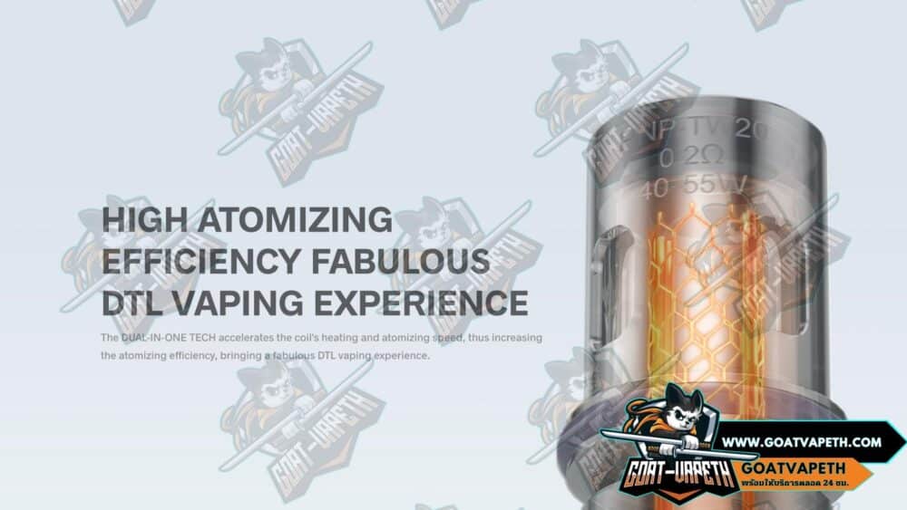 High Atomizing Efficiency Fabulous DLT Vaping Experience