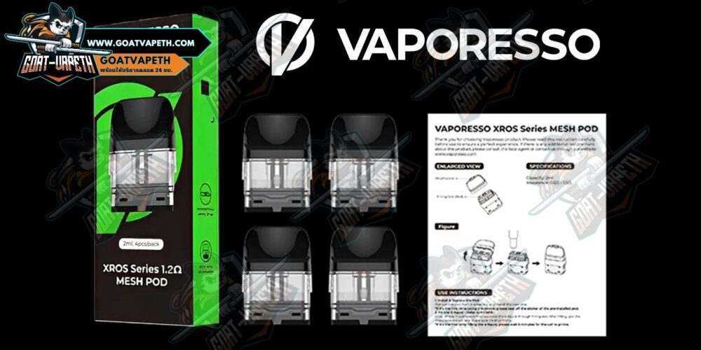 Vaporesso Xros Cartridge 1.2ohm Coil Package List
