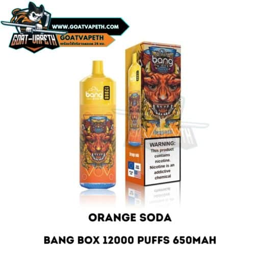 Bang Box 12000 Puffs Orange Soda