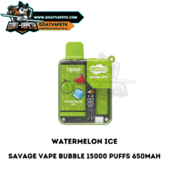 Savage Vape Bubble 15000 Puffs Watermelon Ice