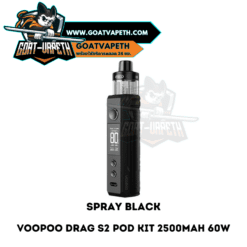 Voopoo Drag S2 Pod Kit Spray Black