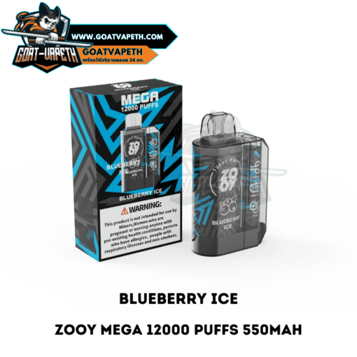 Zooy Mega 12000 Puffs Blueberry Ice