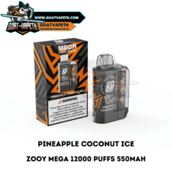 Zooy Mega 12000 Puffs Pineapple Coconut Ice