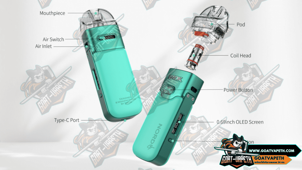 Smok Nord GT Empty Pod Specifications