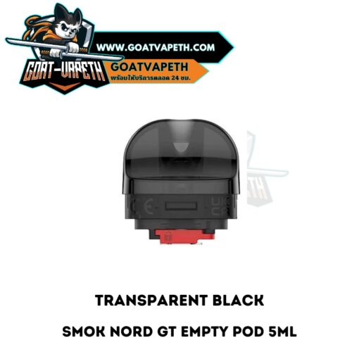 Smok Nord GT Empty Pod Transparent Black Single